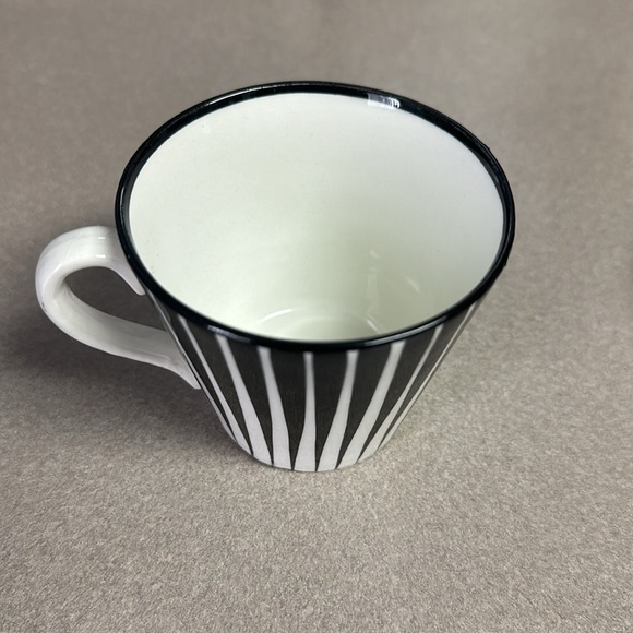 Gefle Upsala Ekeby zebra cup and saucer from Sweden Vintage very Rare - Picture 4 of 13